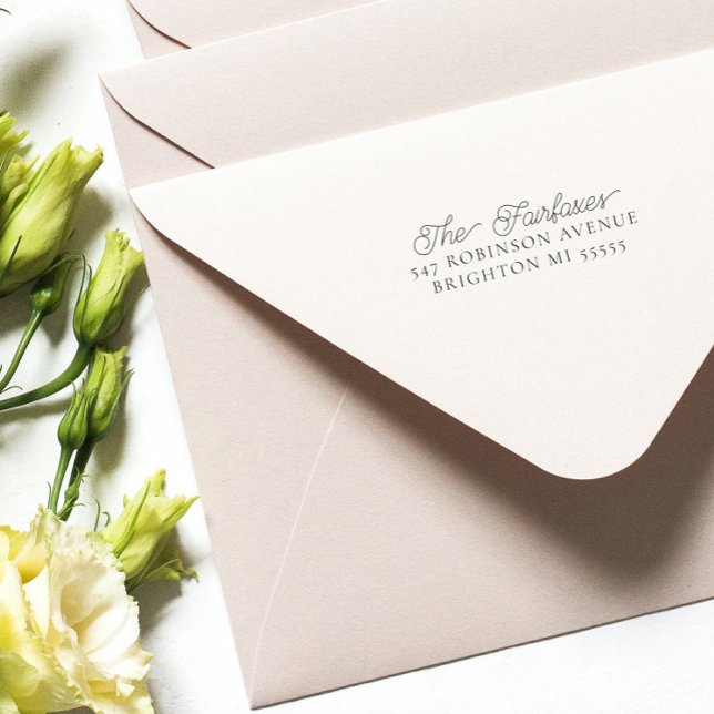 Modern Return Address  Self-inking Stamp (Creator Uploaded)