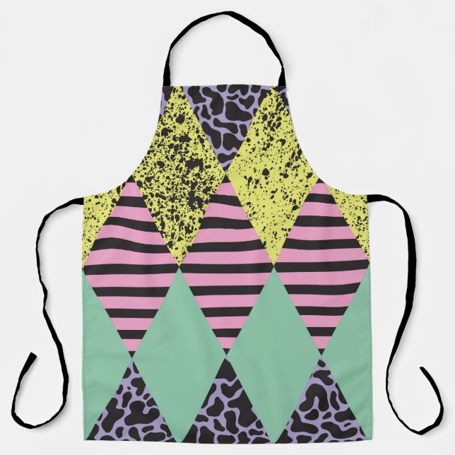 Modern Rhombus: Abstract Seamless Style. Apron (Front)