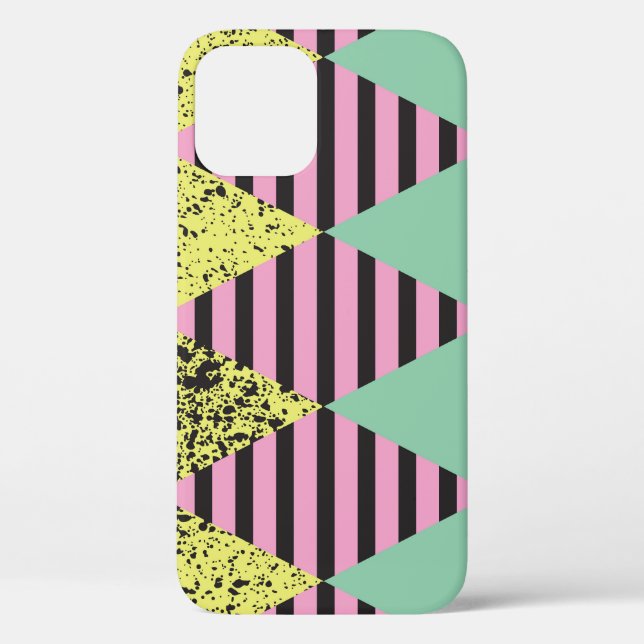 Modern Rhombus: Abstract Seamless Style. Case-Mate iPhone Case (Back)