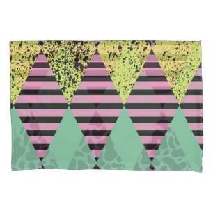Modern Rhombus: Abstract Seamless Style. Pillowcase