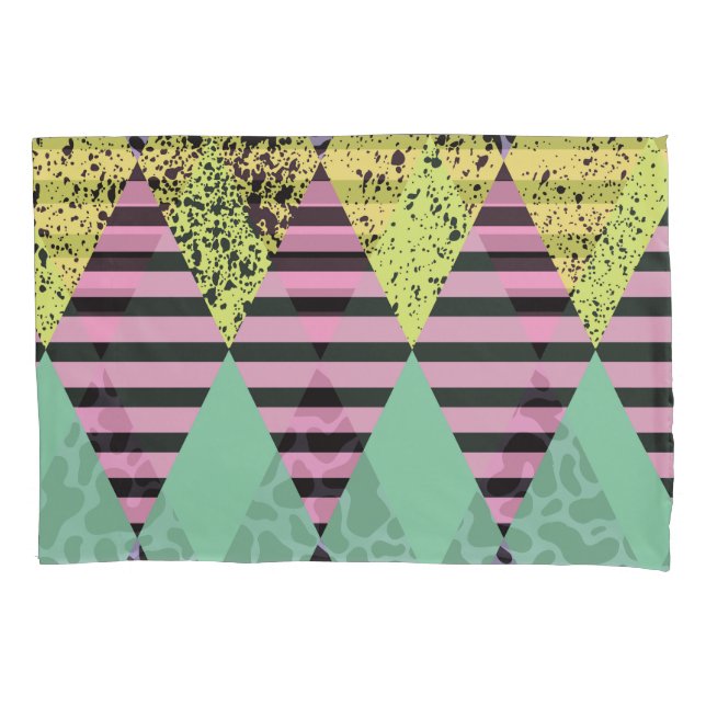 Modern Rhombus: Abstract Seamless Style. Pillowcase (Front)