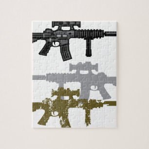 Modern Rifle Jigsaw Puzzle