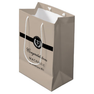 Modern RN Nursing School Graduation Custom Medium Gift Bag