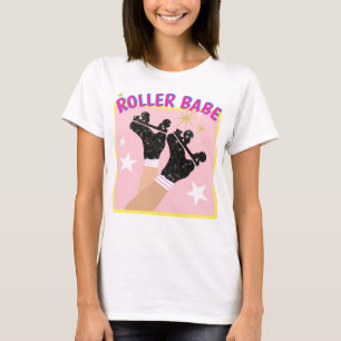 Modern Roller Skater Derby Skating Gift T-Shirt