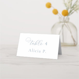 Modern Romance Wedding Dinner  Place Card