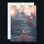 Modern Romantic Bokeh Lights Birthday Dinner Party Invitation<br><div class="desc">Modern Romantic Colourful Bokeh Lights Birthday Party / Dinner Party / Rehearsal Dinner Party / Corporate Company Party / Christmas Holiday Dinner Party Custom Invitation. Can easily be altered to suit your other celebration/occasion needs by changing the text. 1) To change the text only, use the personalise it option. 2)...</div>
