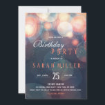 Modern Romantic Bokeh Lights Birthday Dinner Party Invitation<br><div class="desc">Modern Romantic Colourful Bokeh Lights Birthday Party / Dinner Party / Rehearsal Dinner Party / Corporate Company Party / Christmas Holiday Dinner Party Custom Invitation. Can easily be altered to suit your other celebration/occasion needs by changing the text. 1) To change the text only, use the personalise it option. 2)...</div>