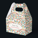 Modern Romantic Elegant Floral Wreath Wedding Favour Box<br><div class="desc">Beautiful Invitation to celebrate Special occasions and festivals comes with digital and E-invitation as per your request. We would love to replicate our designs to make multiple products like rsvp cards, labels envelopes, and more. Customisation is available for ready to print on request at info@shamaurcreatif@gmail.com. Look Forward to hearing from...</div>