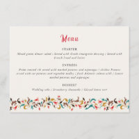 Modern Romantic Elegant Floral Wreath Wedding