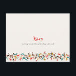 Modern Romantic Elegant Floral Wreath Wedding Postcard<br><div class="desc">Beautiful Invitation to celebrate Special occasions and festivals comes with digital and E-invitation as per your request. We would love to replicate our designs to make multiple products like rsvp cards, labels envelopes, and more. Customisation is available for ready to print on request at info@shamaurcreatif@gmail.com. Look Forward to hearing from...</div>