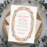Modern Romantic Elegant FloralWreath Bridal Shower Invitation<br><div class="desc">Beautiful Invitation to celebrate Special occasions and festivals comes with digital and E-invitation as per your request. We would love to replicate our designs to make multiple products like rsvp cards, labels envelopes, and more. Customisation is available for ready to print on request at info@shamaurcreatif@gmail.com Look Forward to hearing from...</div>