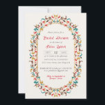 Modern Romantic Elegant FloralWreath Bridal Shower Invitation<br><div class="desc">Beautiful Invitation to celebrate Special occasions and festivals comes with digital and E-invitation as per your request. We would love to replicate our designs to make multiple products like rsvp cards, labels envelopes, and more. Customisation is available for ready to print on request at info@shamaurcreatif@gmail.com Look Forward to hearing from...</div>