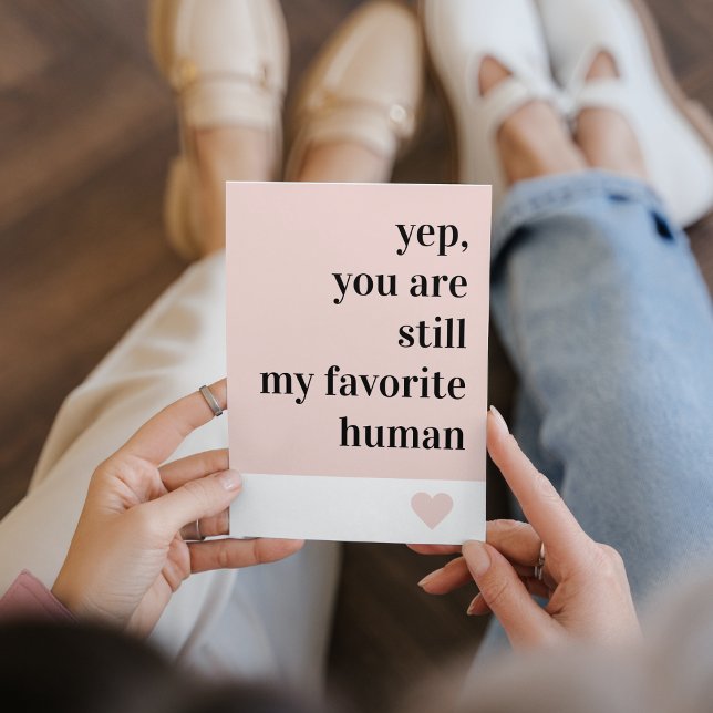 Modern Romantic Lovely Quote Holiday Card (Creator Uploaded)