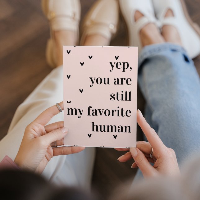 Modern Romantic Lovely Quote Holiday Card (Creator Uploaded)