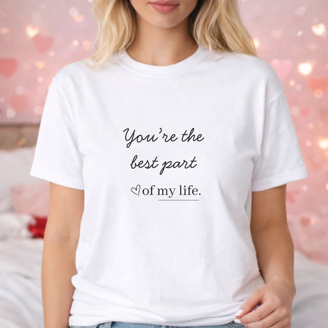 Modern Romantic Quote Women’s T-Shirt (Creator Uploaded)