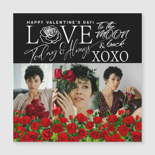 Modern Romantic Typography With Custom Photo (Front)