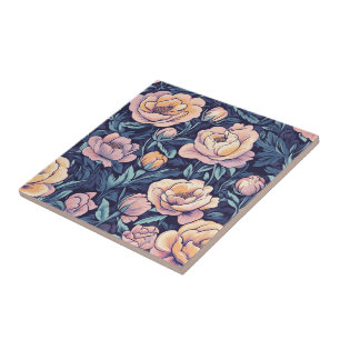 Modern Rose Ceramic Tiles For Artful Floor