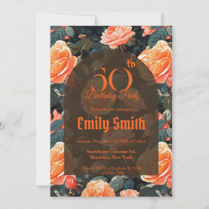 Modern Rose Fantasy Daughter’S Birthday Invitation