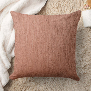 Modern Rose Gold Abstract Metallic Texture Cushion