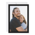 Modern Rose Gold Calligraphy Photo Wedding