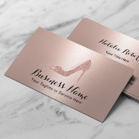 Modern Rose Gold Fashion High Heels Boutique