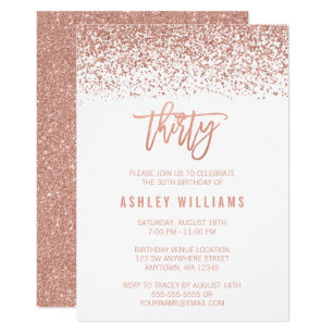30th birthday invitations zazzle