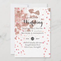 Modern Rose Gold Trendy Budget Wedding