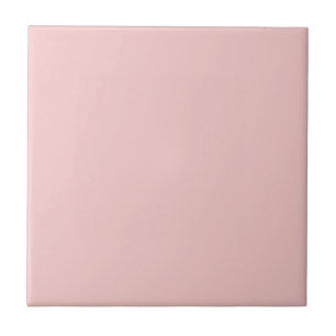 Modern Rose Quartz  Pink Plain Solid Colour Ceramic Tile