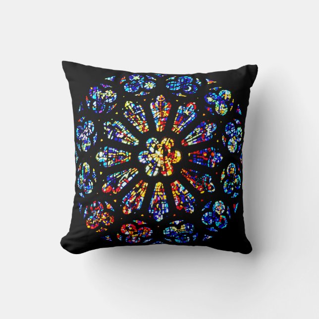 Modern Rose Window Cushion (Front)