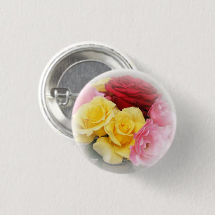 Modern Roses Button