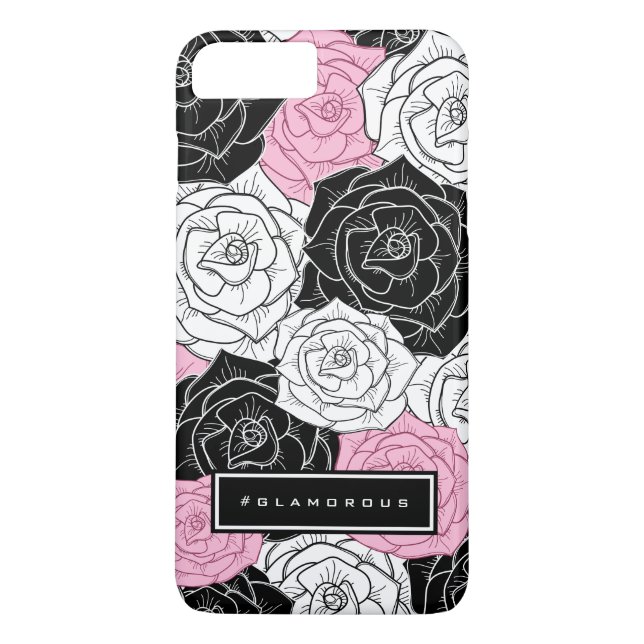 Modern roses Case-Mate iPhone case (Back)