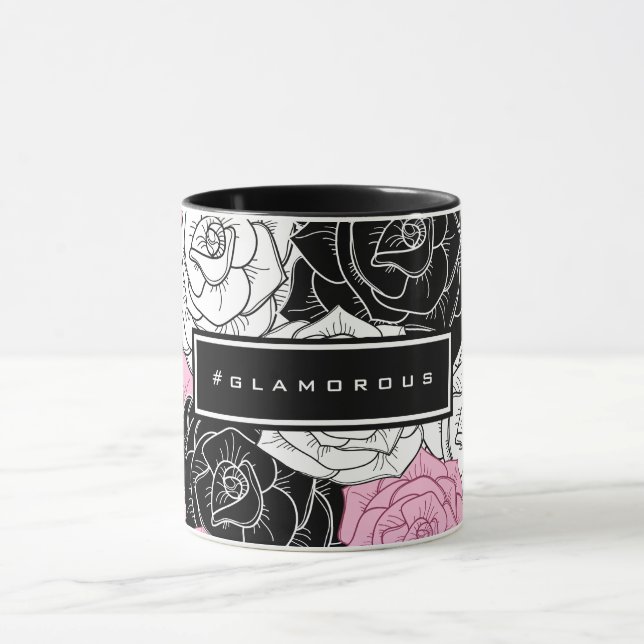 Modern roses mug (Center)