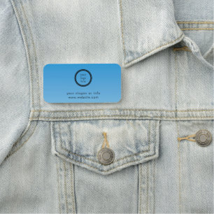 Modern Round Business Promotional Name Tag