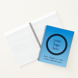 Modern Round Business Promotional Notebook