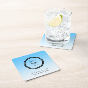 Modern Round Business Promotional Square Paper Coaster
