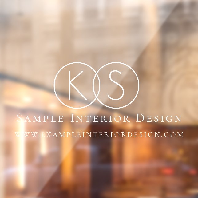 Modern Round Minimal Design Company Monogram (Sheet 2)