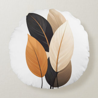 Modern Round Throw Pillow