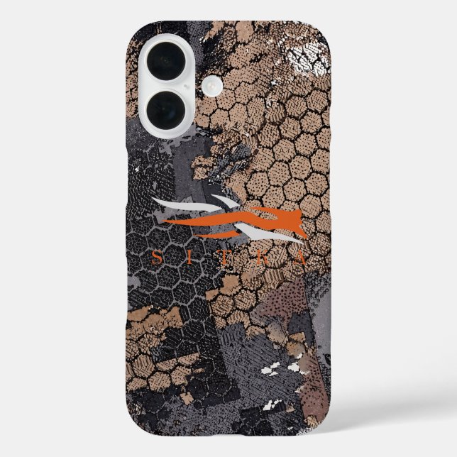 Modern Rugged Hunting Camo Geometric Pattern dad Case-Mate iPhone Case (Back)