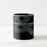 Modern Rustic Ampersand Wedding Mug<br><div class="desc">Modern rustic typographic ampersand wedding mug. Bride and groom with right aligned wedding date and location. Large rustic ampersand in grey green and black background. To adjust the layout, click Personalise It Further, then Edit Text and click and drag sections to desired locations. Use Cntrl to select and move multiple...</div>