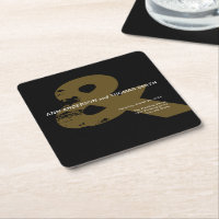 Modern Rustic Ampersand Wedding Mug Square Paper C