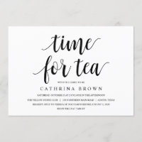 Modern Rustic, Black script, Bridal Shower