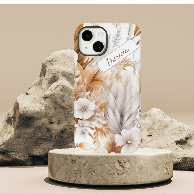 Modern Rustic Bohemian Wildflowers Case-Mate iPhone Case (Creator Uploaded)