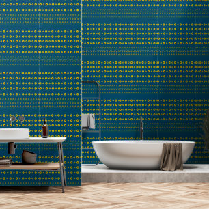 Modern Rustic Chic Sunflower Patterns Wallpaper