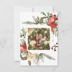 Modern Rustic Christmas Photo Cards