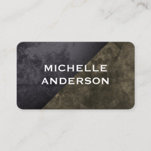 Modern Rustic Colour Blocks Business Card