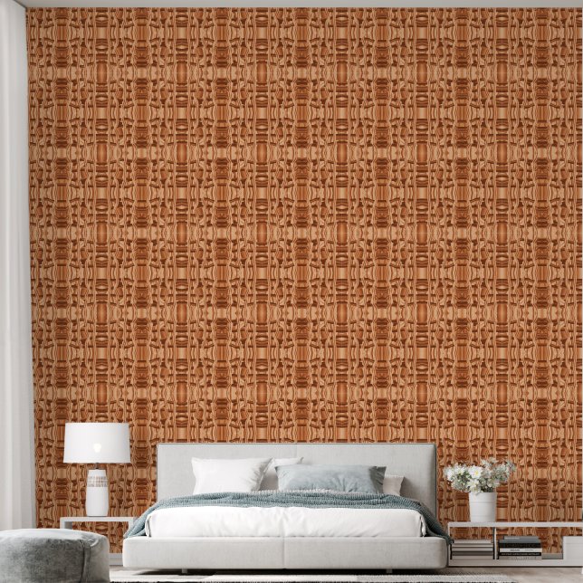 Modern Rustic Complex Cute Tubes Wallpaper (Bedroom)