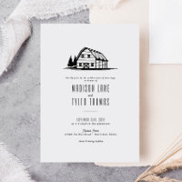 Modern Rustic Country White Barn Wedding