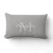 Modern rustic Grey personal monogram name