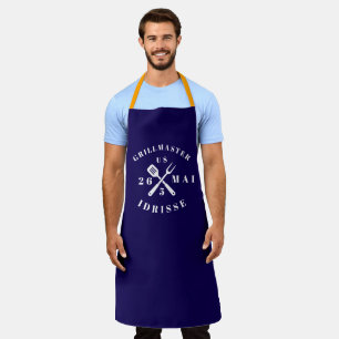 Modern Rustic GRILLMASTER Custom Cool Adult Apron