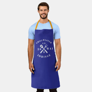 Modern Rustic GRILLMASTER Custom Cool Adult Apron